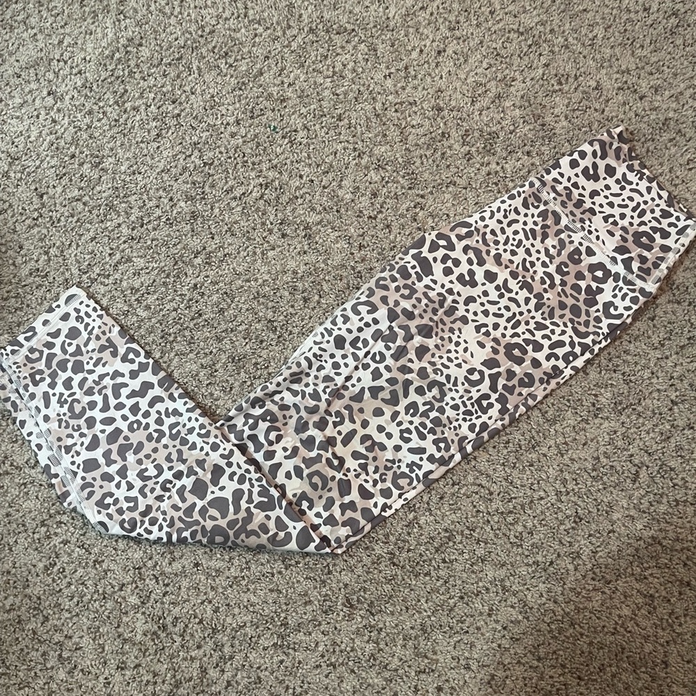 Til You Collapse Effortless Classic Leggings Savannah Leopard